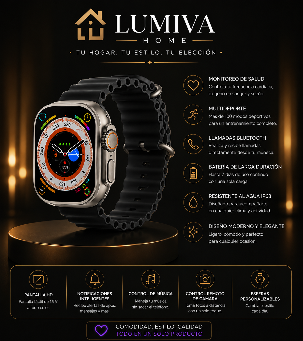 Smartwatch Ultra Max